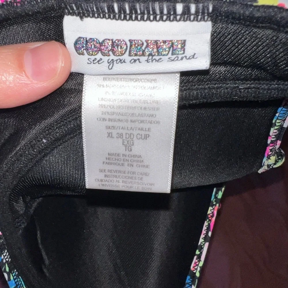 Coco Rave Multicolor Bikini Top - Picture 2 of 2